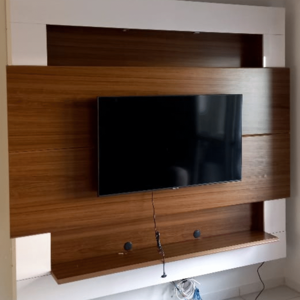 mondador de painel de tv na parede em Jataí GO